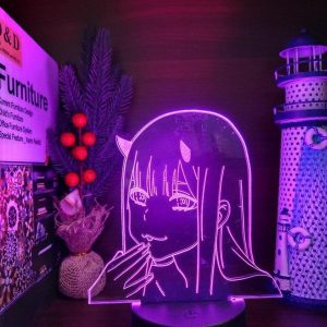 ZERO TWO+++ LED ANIME LAMP (DARLING IN THE FRANXX) Otaku0705 TOUCH +(REMOTE) Official Anime Light Lamp Merch