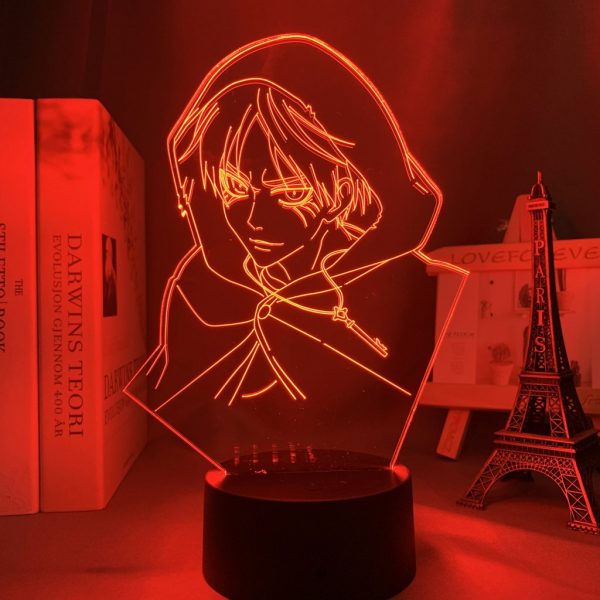 EREN JAEGER LED ANIME LAMP (ATTACK ON TITANS) Otaku0705 TOUCH +(REMOTE) Official Anime Light Lamp Merch