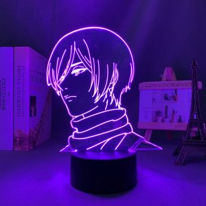 MIKASA ACKERMAN + LED ANIME LAMP (ATTACK ON TITAN) Otaku0705 TOUCH +(REMOTE) Official Anime Light Lamp Merch