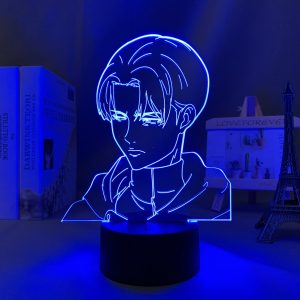 LEVI S4 LED ANIME LAMP (ATTACK ON TITAN) Otaku0705 TOUCH +(REMOTE) Official Anime Light Lamp Merch
