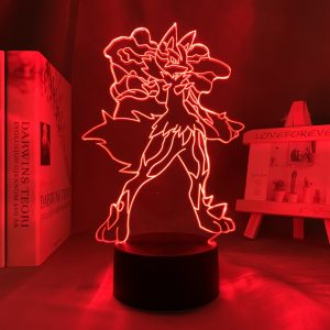 MEGA LUCARIO LED ANIME LAMP (POKEMON) Otaku0705 TOUCH +(REMOTE) Official Anime Light Lamp Merch