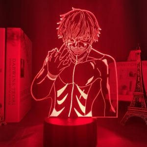 KANEKI'S GLARE LED ANIME LAMP  (TOKYO GHOUL) Otaku0705 TOUCH +(REMOTE) Official Anime Light Lamp Merch