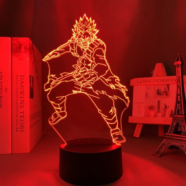 RED RIOT + LED ANIME LAMP (MY HERO ACADEMIA) Otaku0705 TOUCH Official Anime Light Lamp Merch