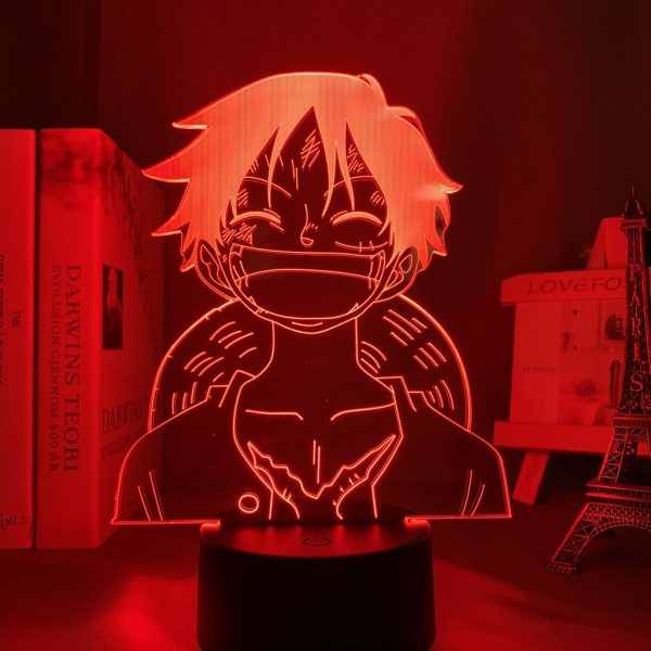 HAPPY LUFFY LED ANIME LAMP (ONE PIECE) Otaku0705 TOUCH Official Anime Light Lamp Merch