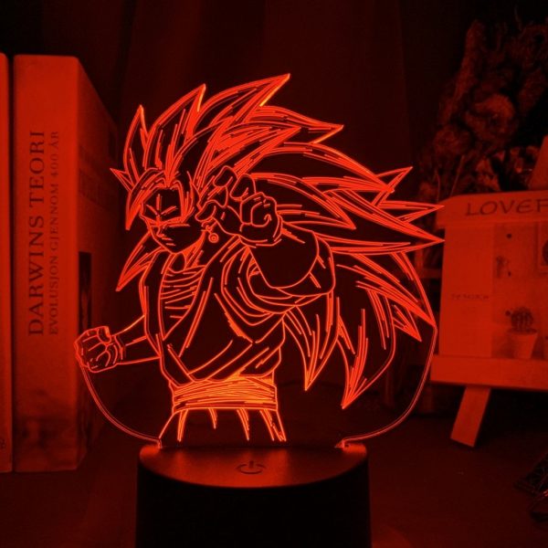 SUPER SAIYAN GOKU LED ANIME LAMP (DBZ) Otaku0705 TOUCH Official Anime Light Lamp Merch