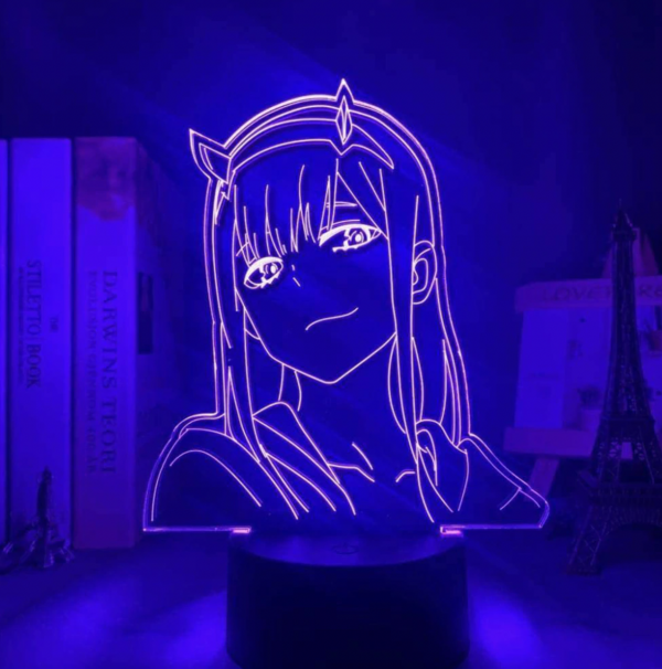 ZERO TWO SS LED ANIME LAMP (DARLING IN THE FRANXX) Otaku0705 TOUCH+ (REMOTE) Official Anime Light Lamp Merch
