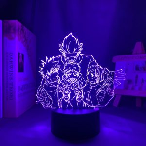 TEAM GOJO LED ANIME LAMP (JUJUTSU KAISEN) Otaku0705 TOUCH Official Anime Light Lamp Merch