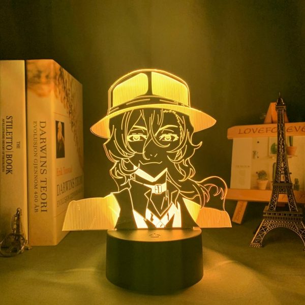 CHUUYA + LED ANIME LAMP (BUNGO STRAY DOGS) Otaku0705 TOUCH +(REMOTE) Official Anime Light Lamp Merch