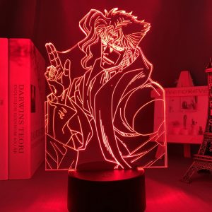 NORIAKI KAKYOIN LED ANIME LAMPS (JOJO'S BIZARRE ADVENTURE) Otaku0705 TOUCH Official Anime Light Lamp Merch