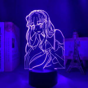 EMILIA + LED ANIME LAMP (RE:ZERO) Otaku0705 TOUCH +(REMOTE) Official Anime Light Lamp Merch
