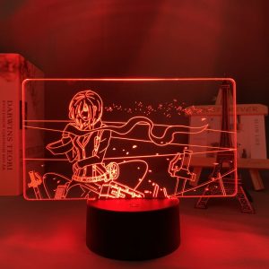 MIKASA'S SERENITY LED ANIME LAMP (ATTACK ON TITAN) Otaku0705 TOUCH +(REMOTE) Official Anime Light Lamp Merch